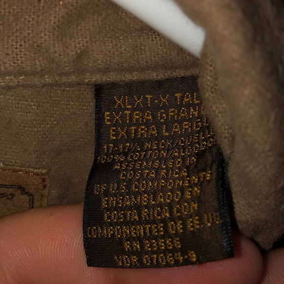 St. Johns Bay Heavyweight button down XLTall - Picture 4 of 4